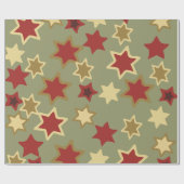 星型ラッピング紙 ラッピングペーパー (フラット)