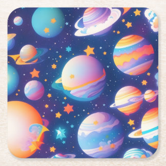 星型惑星 スクエアペーパーコースター