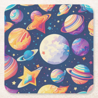 星型惑星 スクエアペーパーコースター