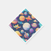 星型惑星 スタンダードカクテルナプキン (角)