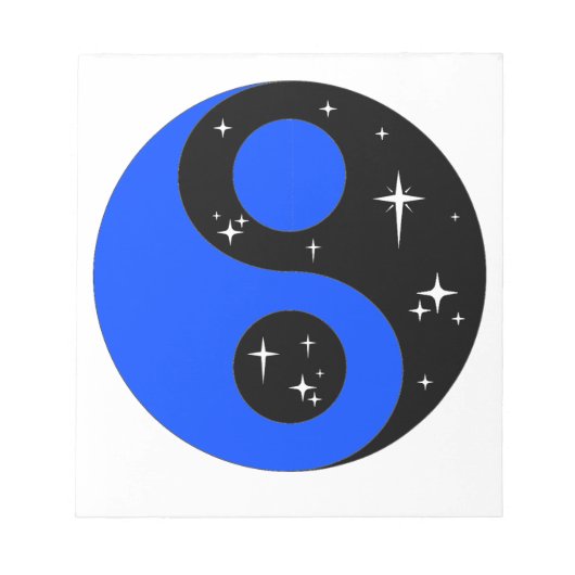 " 星型陰陽マーク " ノートパッド (正面)