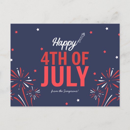 星型7月4日 シーズンポストカード (正面)