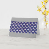 星型 カード (黄色い花)