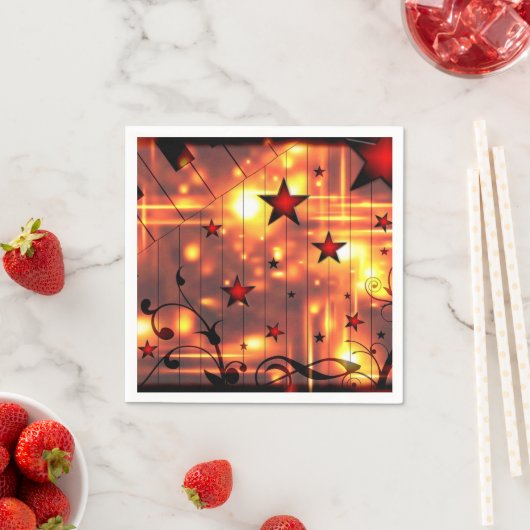 星型 スタンダードカクテルナプキン (インサイチュ)