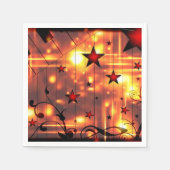 星型 スタンダードカクテルナプキン (正面)