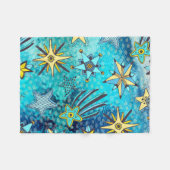 星型 フリースブランケット (正面(横))