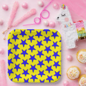 星型 ペーパープレート (パーティー)