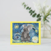 星夜のコアラ、絶滅危惧種 ポストカード (スタンド正面)