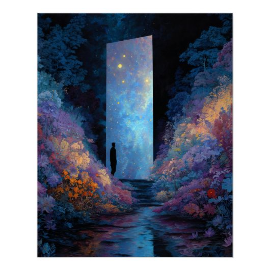星夢の扉 紫青の幻想芸術 ポスター (正面)