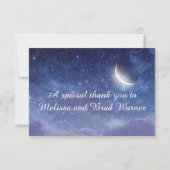 星大将カードの下の結婚 サンキューカード (正面)