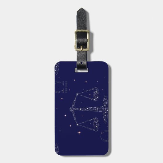 星天秤座 ラゲッジタグ (正面縦)