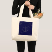星天秤座 ラージトートバッグ (正面(商品))