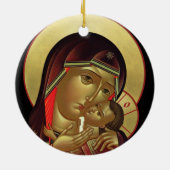 星学者のクリスマスのオーナメントの崇敬 セラミックオーナメント (裏面)