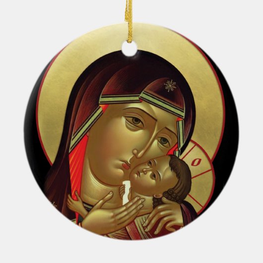 星学者のクリスマスのオーナメントの崇敬 セラミックオーナメント (裏面)