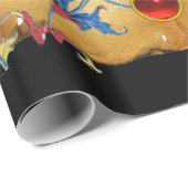 星学者のクリスマスの花の羊皮紙、宝石の崇敬 ラッピングペーパー (ロールコーナー)