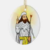 星学者の休日のオーナメントの予言者 セラミックオーナメント (右)