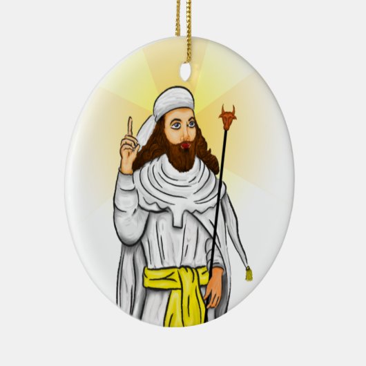 星学者の休日のオーナメントの予言者 セラミックオーナメント (右)