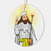 星学者の休日のオーナメントの予言者 セラミックオーナメント (左)