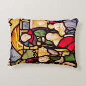 星学者の崇敬を描写する窓 アクセントクッション (裏面)