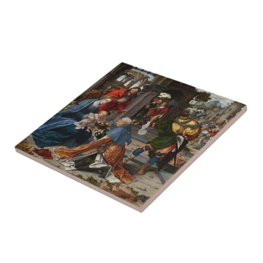 星学者の崇敬 タイル (側面)