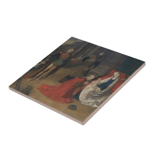 星学者の崇敬 タイル (側面)