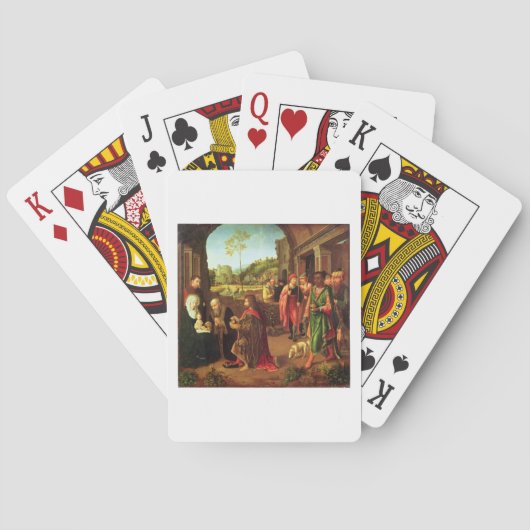 星学者の崇敬 トランプ (裏面)