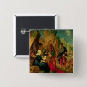 星学者の崇敬、1504年 缶バッジ (正面&裏面)