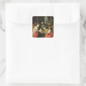 星学者の崇敬、1626-29年 スクエアシール (バッグ)