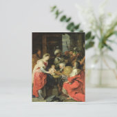 星学者の崇敬、1626-29年 ポストカード (スタンド正面)