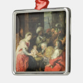 星学者の崇敬、1626-29年 メタルオーナメント (左)