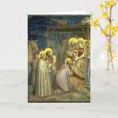 星学者の崇敬、c.1305 カード (黄色い花)