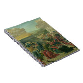 星学者の崇敬、c.1480 (パネルのテンペラ) ( ノートブック (右側)