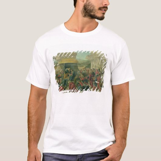 星学者の崇敬、c.1480 (パネルのテンペラ) ( tシャツ (正面)