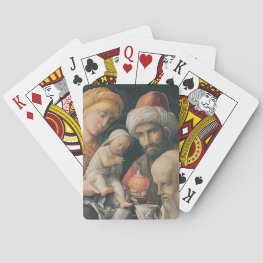 星学者の崇敬、c.1495-1505 トランプ (裏面)