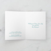 星学者の希望のクリスマスカード シーズンカード (内部)