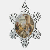 星学者 スノーフレークピューターオーナメント (右)