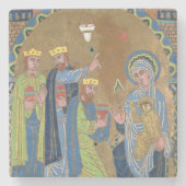 星学者、c.1189の崇敬 ストーンコースター (正面)