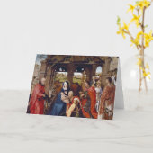 星学者、c.1455の崇敬 カード (黄色い花)