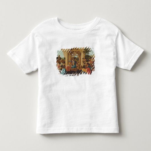 星学者、c.1478-82の崇敬 トドラーTシャツ (正面)