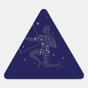 星射手座 三角形シール