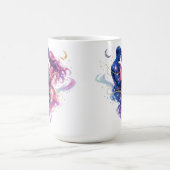 星屑と運命の宇宙的な抱擁 コーヒーマグカップ (中央)