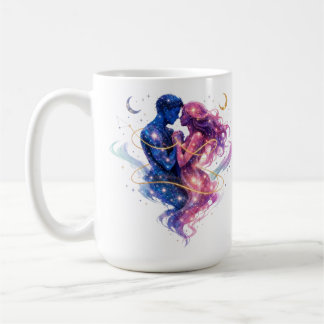 星屑と運命の宇宙的な抱擁 コーヒーマグカップ