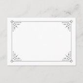 星屑のウェディング エンクロージャーカード (裏面)