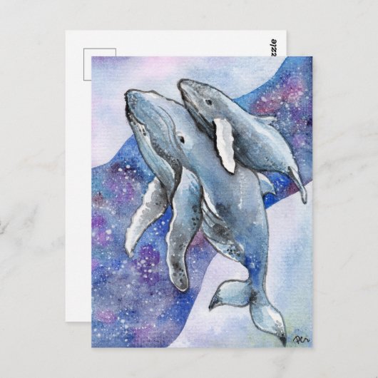 星川のクジラ ポストカード (正面/裏面)