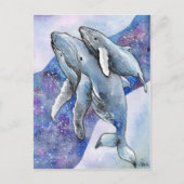 星川のクジラ ポストカード (正面)