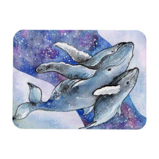 星川のクジラ マグネット (横)