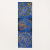 星座とのヨガのテーマの神聖な幾何学 ヨガマット (正面)