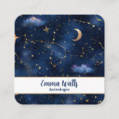 星座と星 スクエア名刺 (正面)