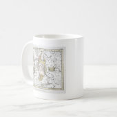 星座のプレートVIIIの地図 コーヒーマグカップ (正面左)