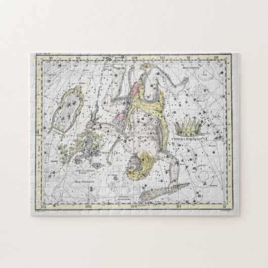 星座のプレートVIIIの地図 ジグソーパズル (横)